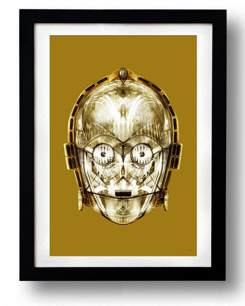 Star Wars STAR GOLD 2017 wall art by Rubiant - Hollywood Box