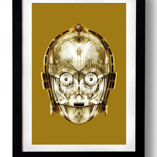 Star Wars STAR GOLD 2017 wall art by Rubiant - Hollywood Box