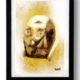 Star Wars STAR GOLD wall art by WHO - Hollywood Box