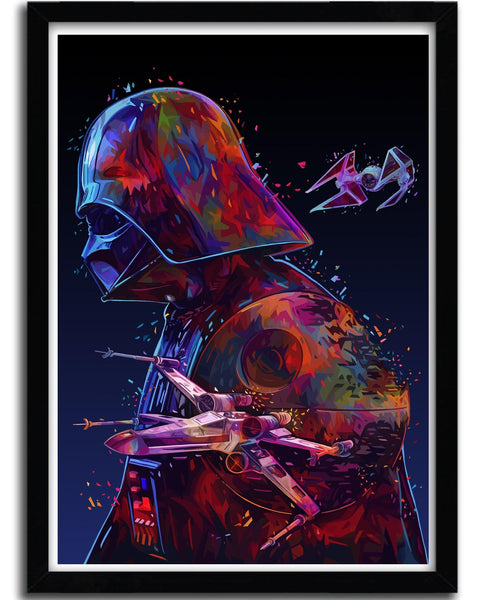 STAR WARS wall art by Alessandro Pautasso - Hollywood Box