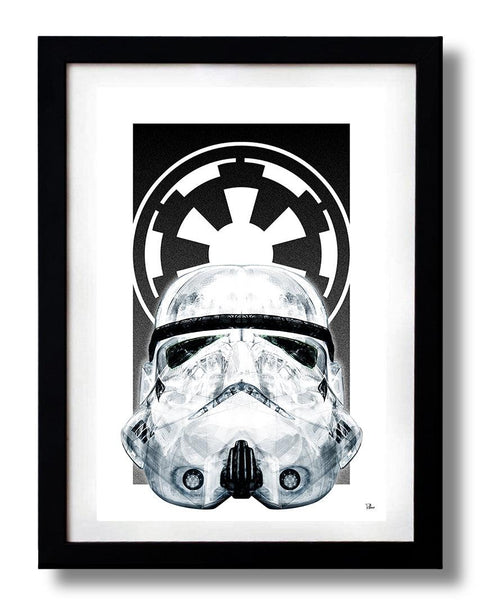 Star Wars WHITE EMPIRE wall art by Rubiant - Hollywood Box