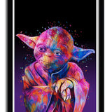 Star Wars YODA wall art by Alessandro Pautasso - Hollywood Box