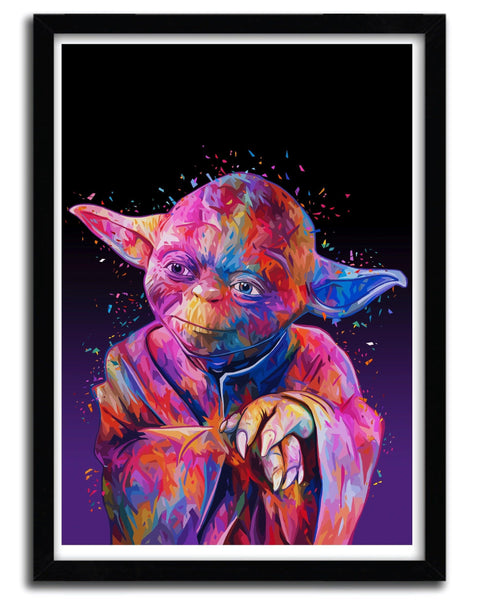 Star Wars YODA wall art by Alessandro Pautasso - Hollywood Box