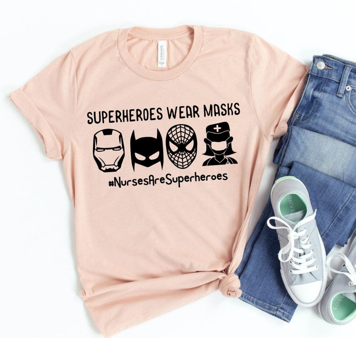 Superheroes Wear Masks Shirt - Hollywood Box