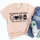 Superheroes Wear Masks Shirt - Hollywood Box