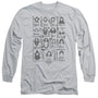 The Hobbit - The Company - Long Sleeve Adult 18-1 Tee - Silver - Small