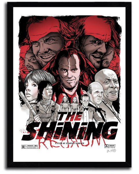 The Shining wall art by JOSHUA BUDICH - Hollywood Box