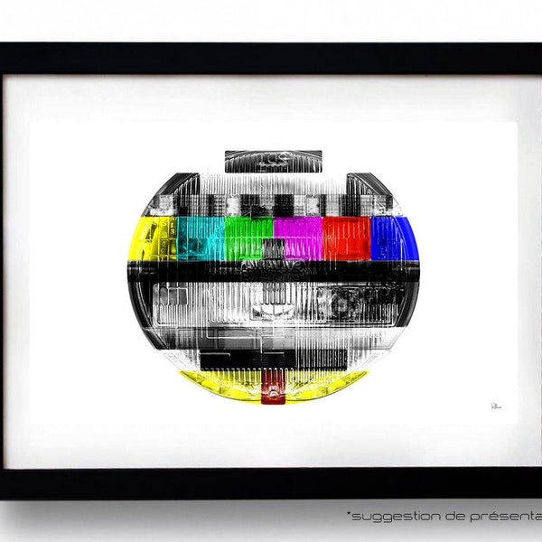 TV NATION wall art by Rubiant - Hollywood Box