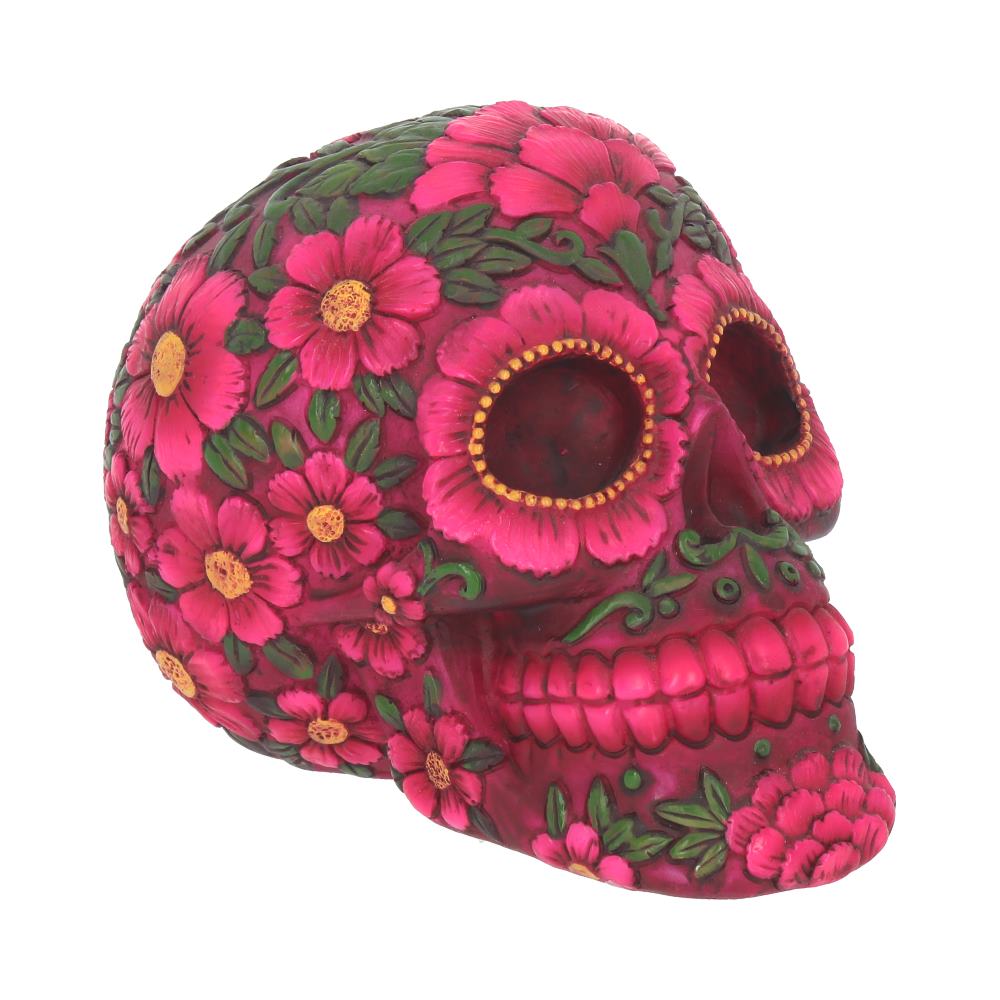 Sugar Blossom Pink Skull 14.5cm