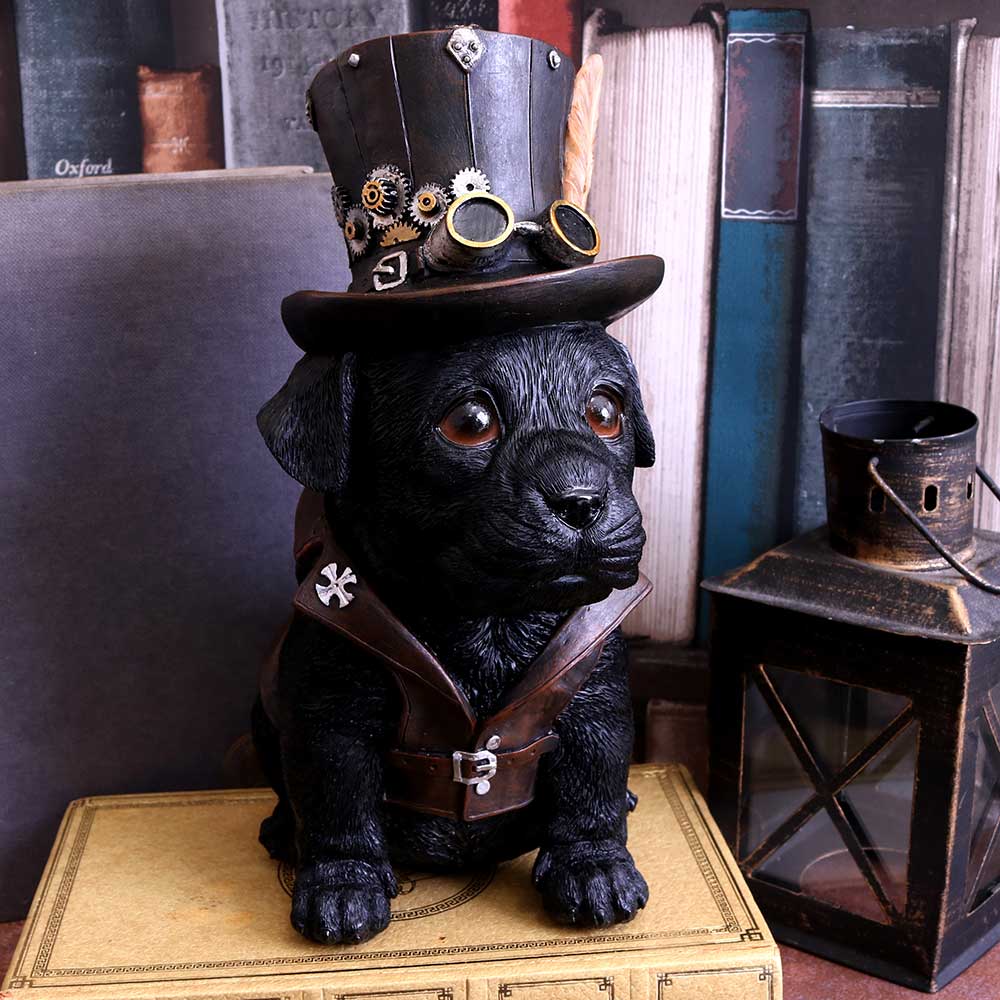 Cogsmiths Adorable Steampunk Dog Figurine 21cm