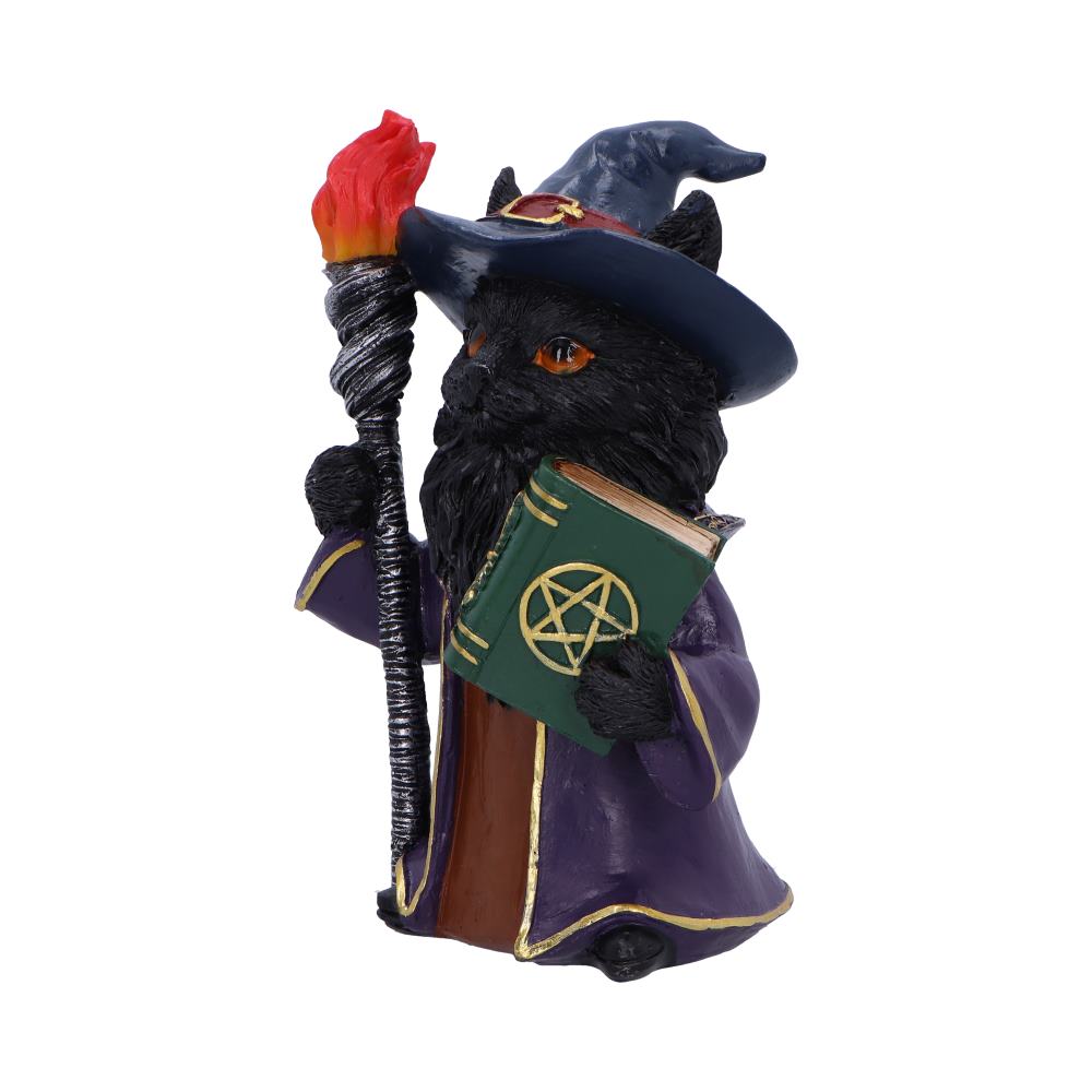 Magnus  Fantasy Wizard Cat Figurine