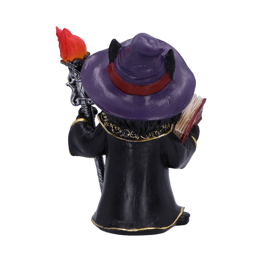 Albus  The Black Wizard Cat Figurine