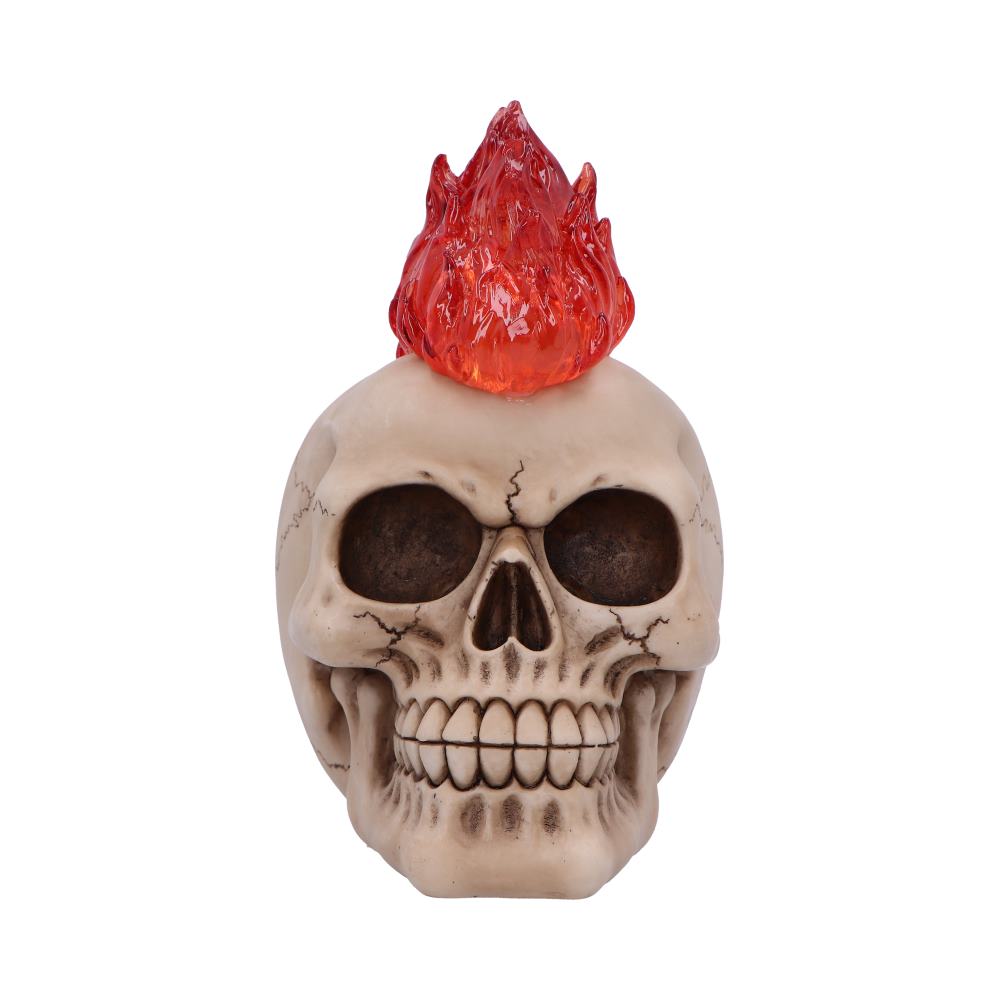 Hot-Headed Decorative Resin Skull