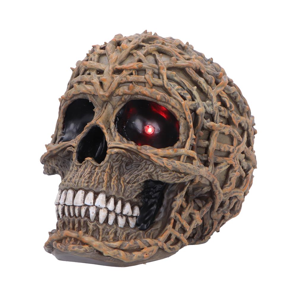 Rooted Vine Skull LED Figurine 15.8cm