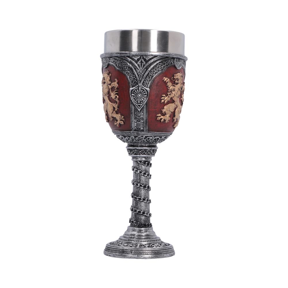 Heraldic Lion Medieval Goblet 19.9cm