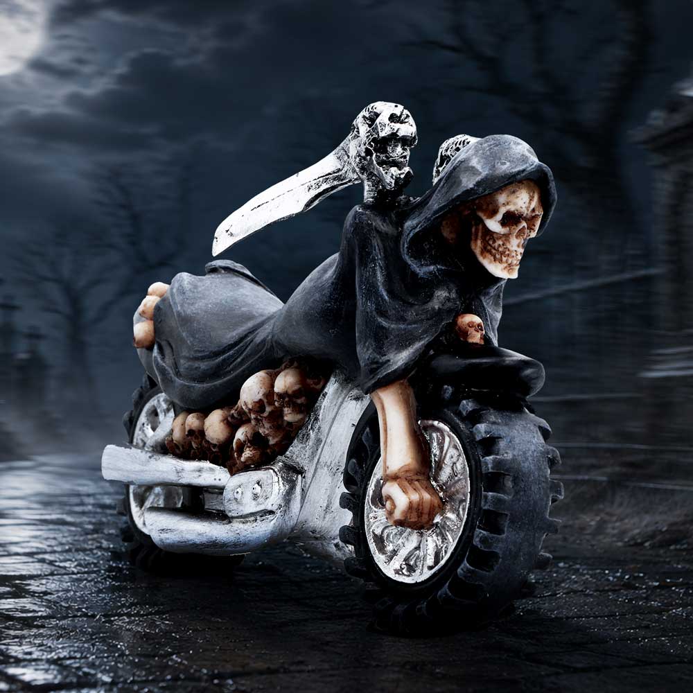 The Last Ride Motorbike Figurine 13cm