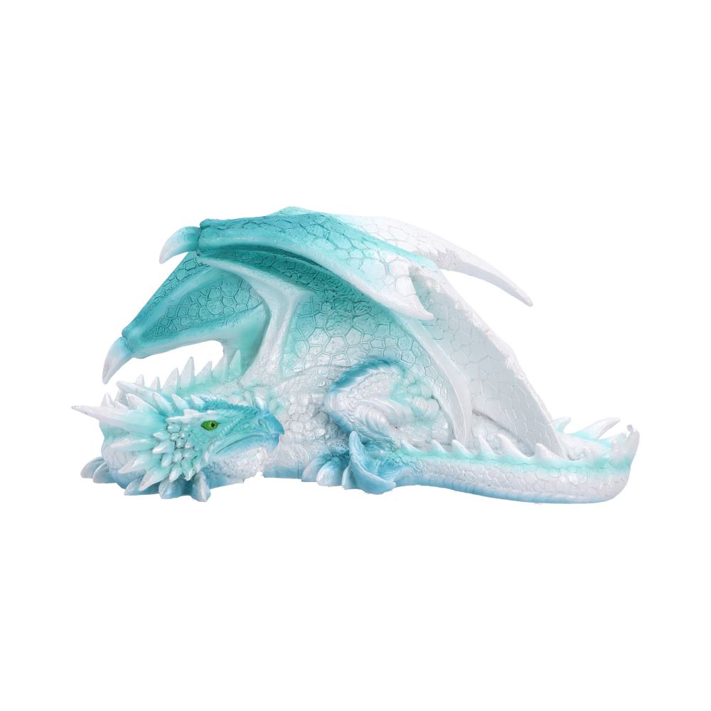 Lying Ice Dragon Figurine 16.2cm