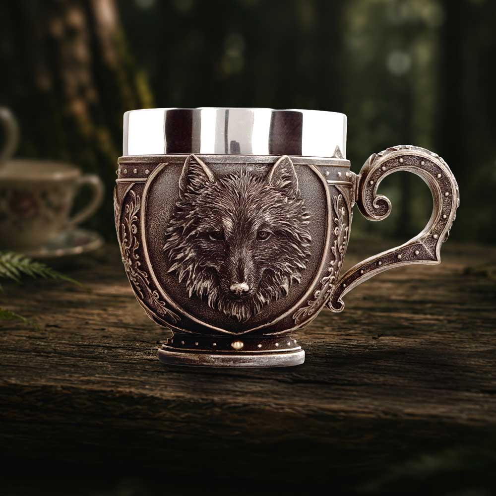 Bronze Wolf Cup 10.6cm