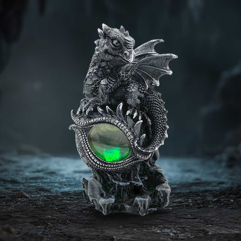 Black Dragon Eye Figurine 15.3cm