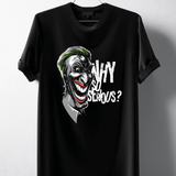 Why So Serious? Joker Face T-Shirt - Hollywood Box