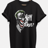 Why So Serious? Joker Face T-Shirt - Hollywood Box