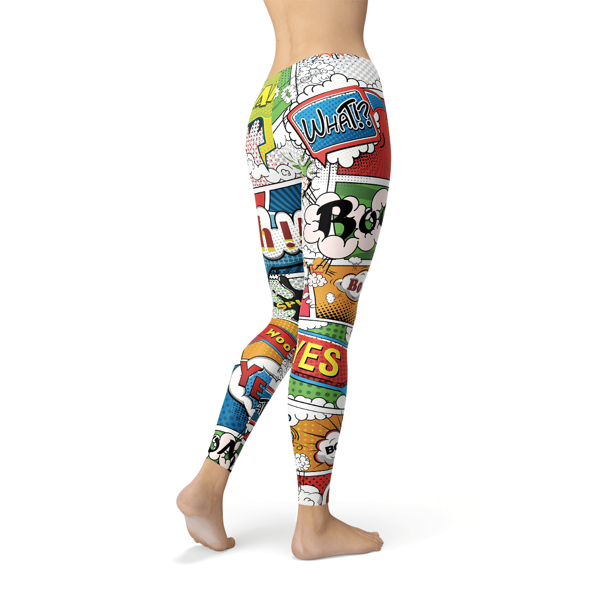 Womens Comic Book Leggings - Hollywood Box