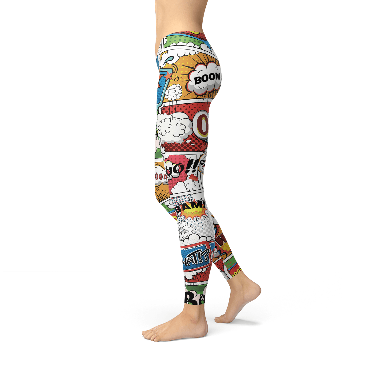 Womens Comic Book Leggings - Hollywood Box