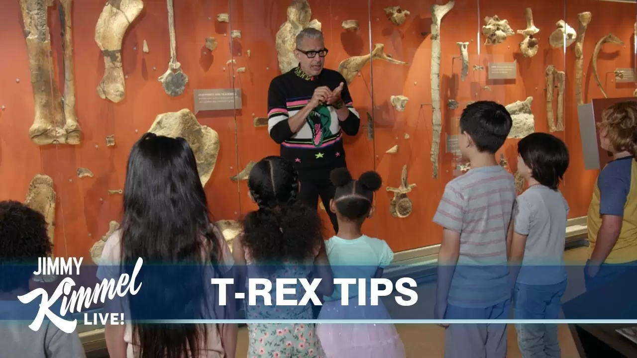Jeff Goldblum Teaches Kids About Dinosaurs