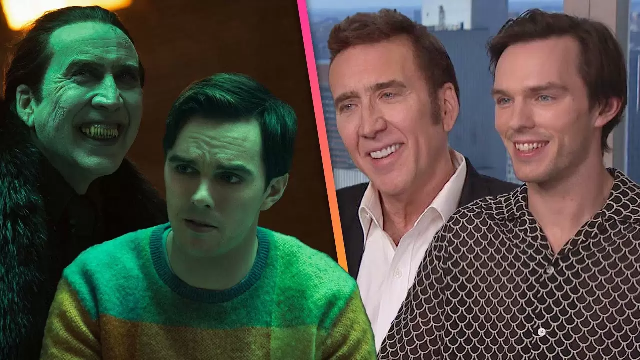 Nicolas Cage on Becoming Dracula and Nicholas Hoult EATING BUGS in Renfield