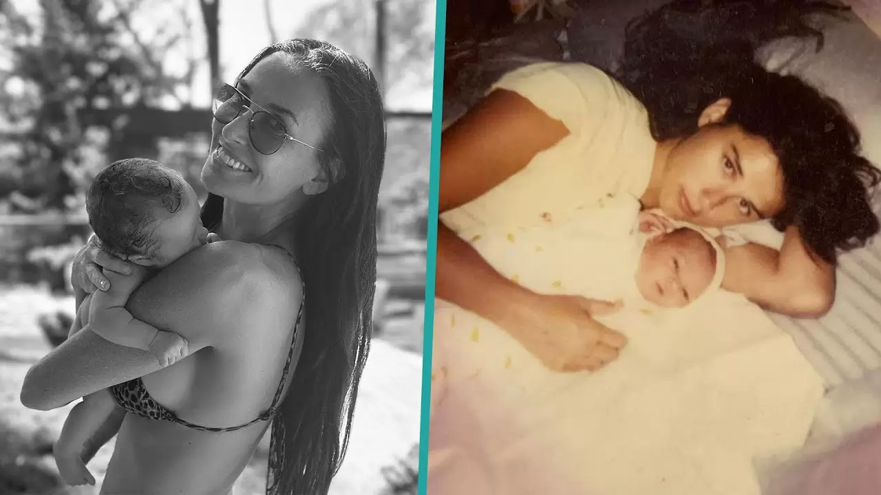Demi Moore Celebrates 1st Mother's Day As Grandma