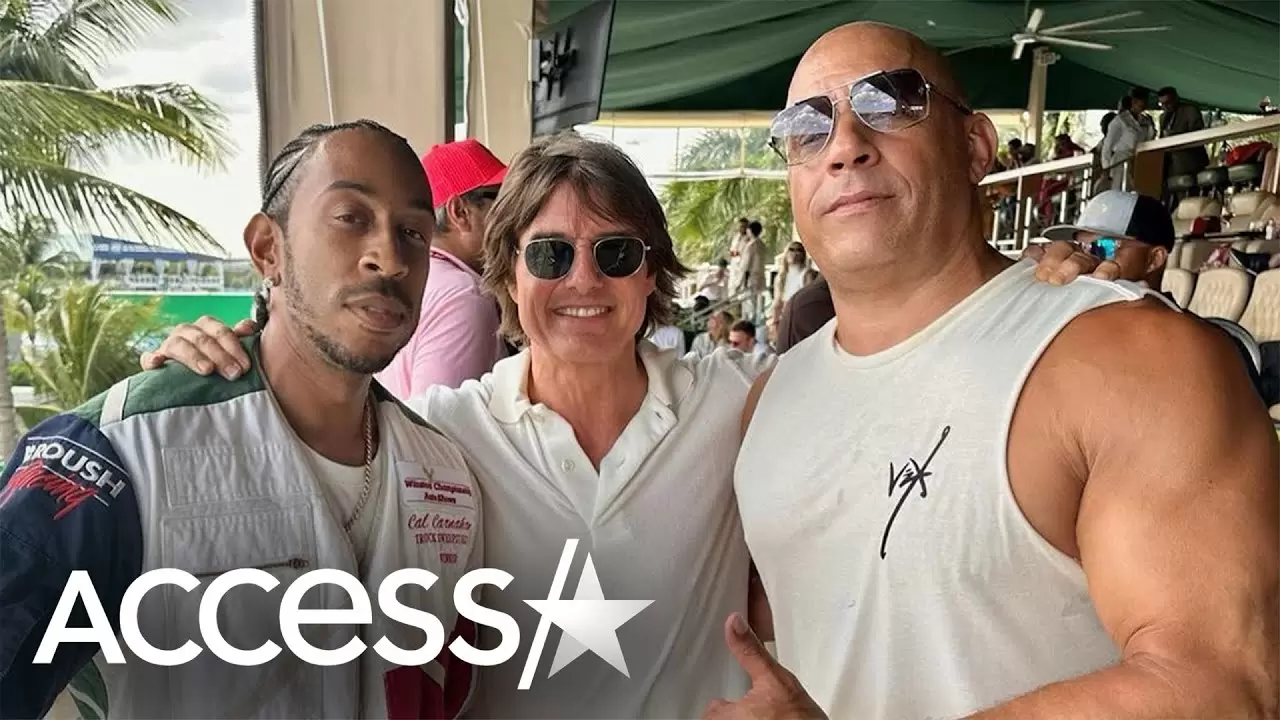 Tom Cruise Meets Vin Diesel & Ludacris In Epic Moment