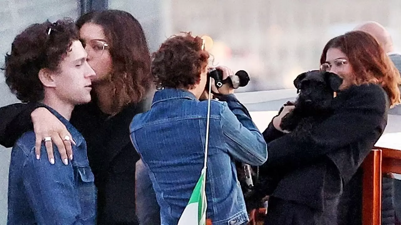 Tom Holland and Zendaya Take ROMANTIC Boat Ride in Venice