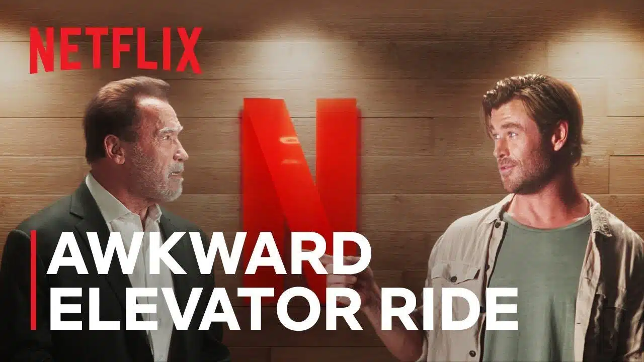 Chris Hemsworth and Arnold Schwarzenegger | Elevator Ride