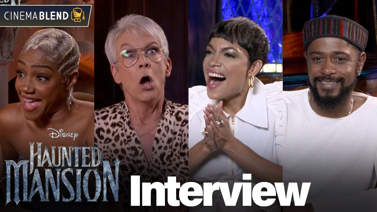 ‘haunted Mansion Interviews With Jamie Lee Curtis Rosario Dawson And More Hollywood Box
