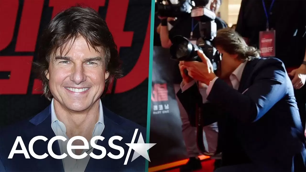 Tom Cruise Grabs Camera & Snaps Pics Of 'Mission: Impossible' Co-Stars On Red Carpet