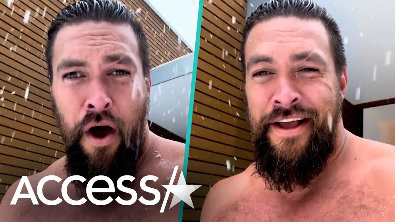 Jason Momoa Freaks Out Over Snow In Shirtless Birthday Video