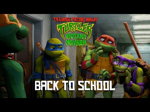 Teenage Mutant Ninja Turtles: Mutant Mayhem | "Back To School" Clip (2023 Movie) - Seth Rogen