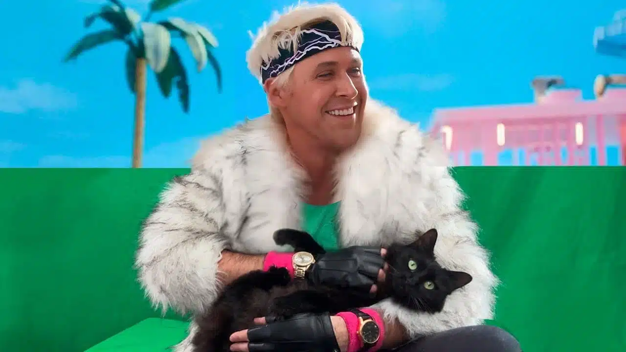 Barbie with a Cat (Behind the Scenes)
