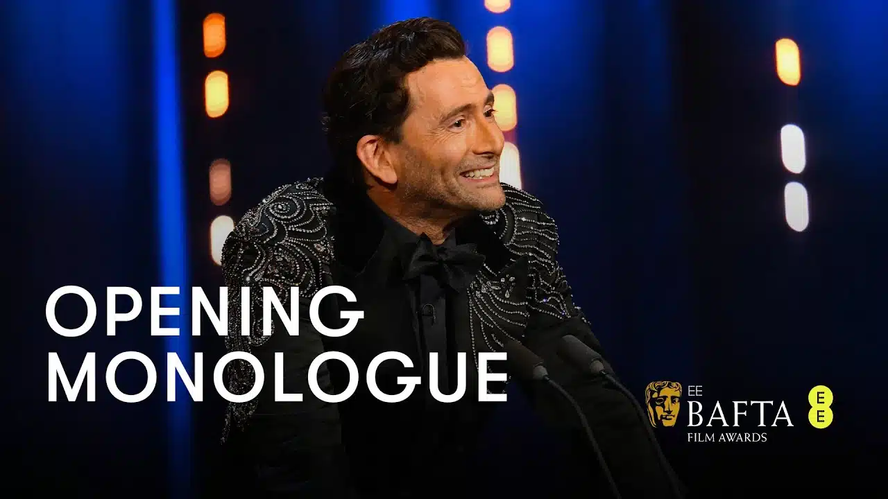 David Tennant’s hilarious opening monologue | EE BAFTA Film Awards 2024