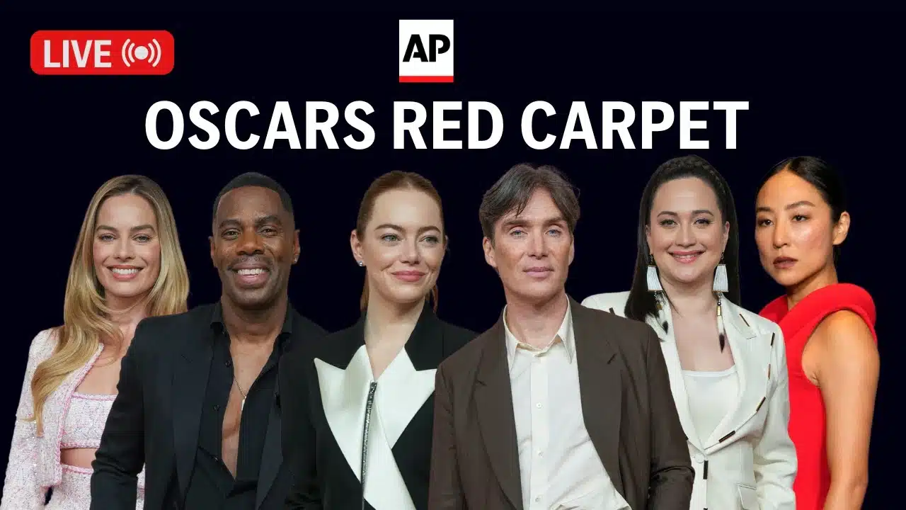 Oscars 2024: Watch as stars arrive on the red carpet