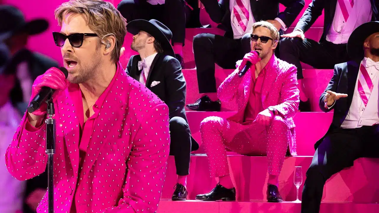 Oscars: Ryan Gosling SINGS I’m Just Ken With Barbie Cast