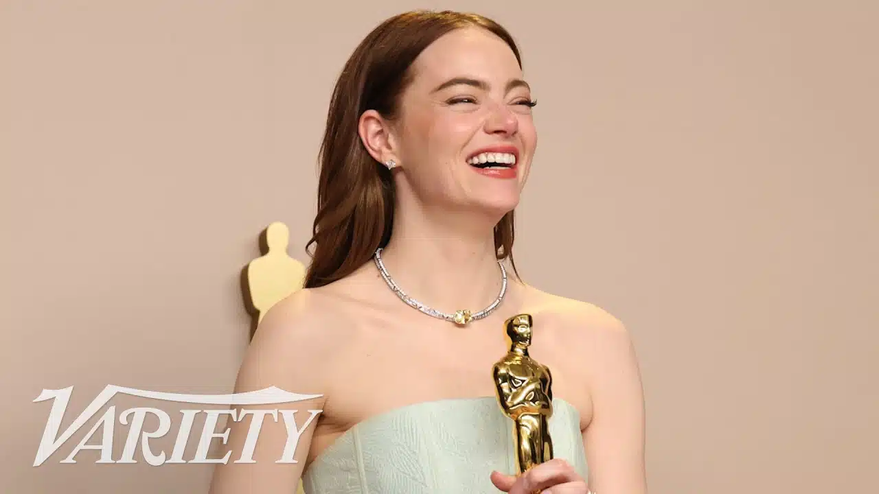 Emma Stone Says She Was Shocked After Winning the Oscar – Full Oscars Backstage Speech