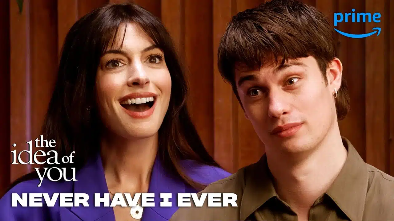 Nicholas Galitzine and Anne Hathaway Play Never Have I Ever | The Idea of You