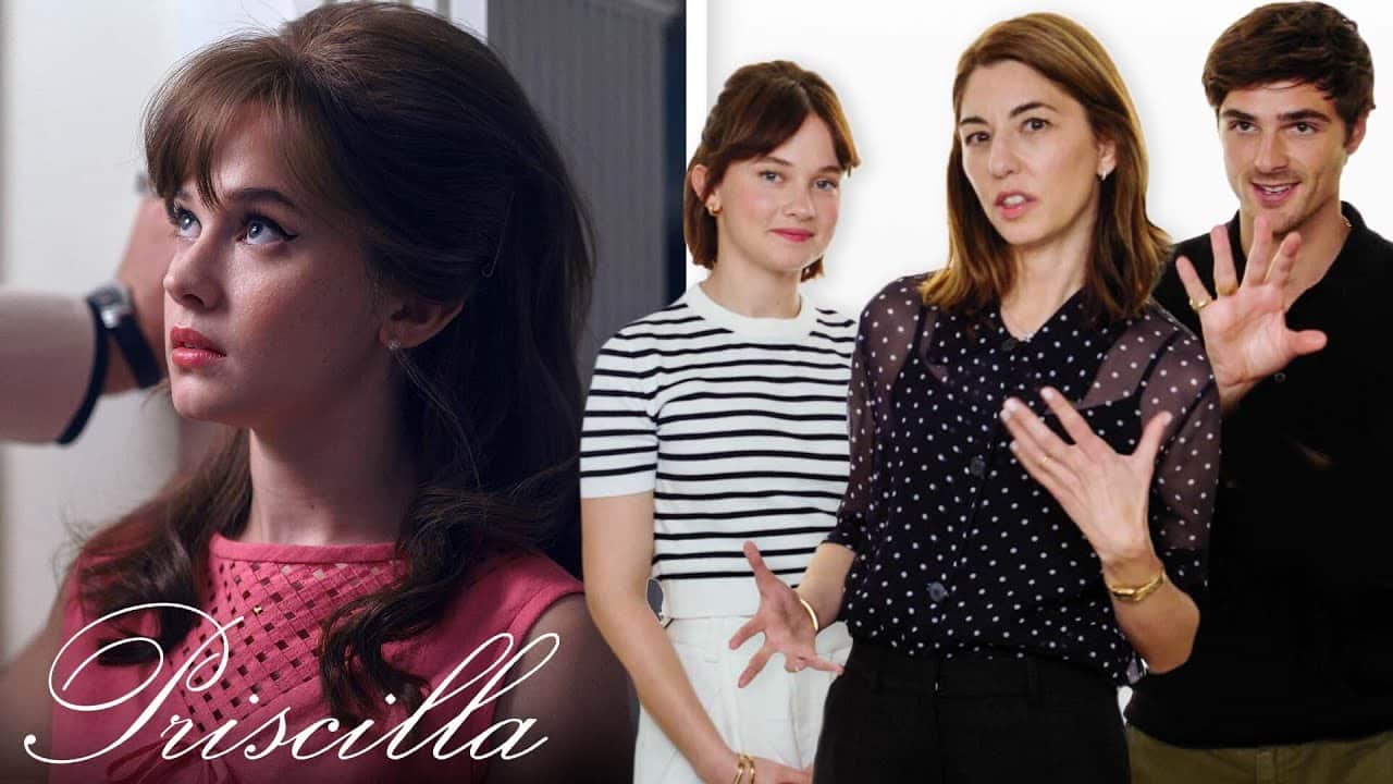 Jacob Elordi & Cailee Spaeny Break Down 'Priscilla' Scene with Director Sofia Coppola 
