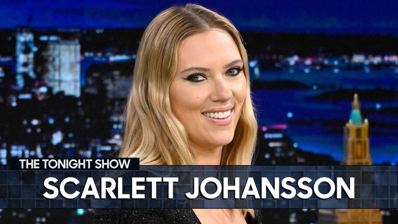 Scarlett Johansson Tested Out Her Skin-Care Line Out on Colin Jost 