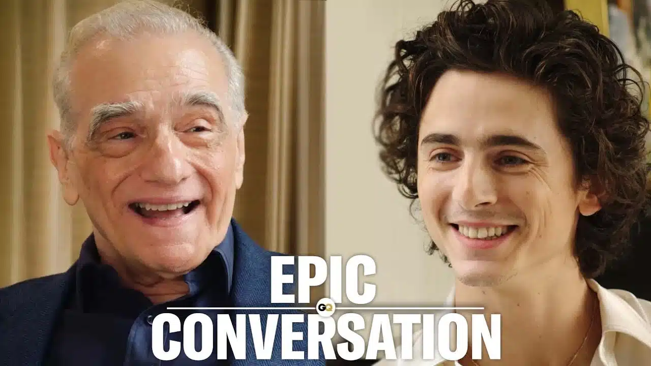 Timothée Chalamet and Martin Scorsese Trade Notes on Living in the Mean Streets